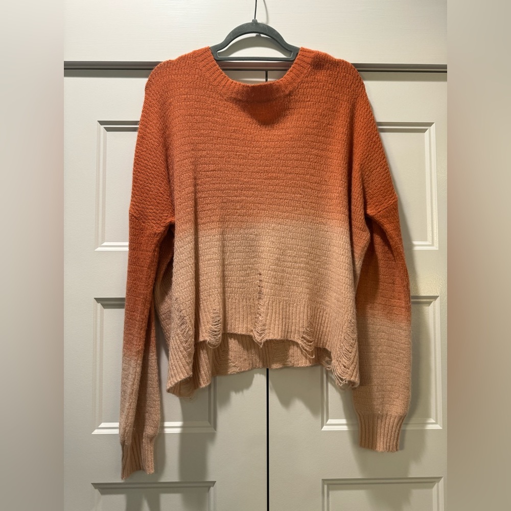 Boutique distressed sweater